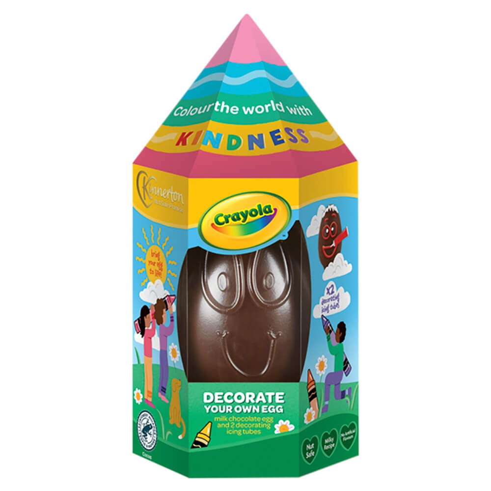 Crayola Decorate Your Own Milk Chocolate Egg 180g